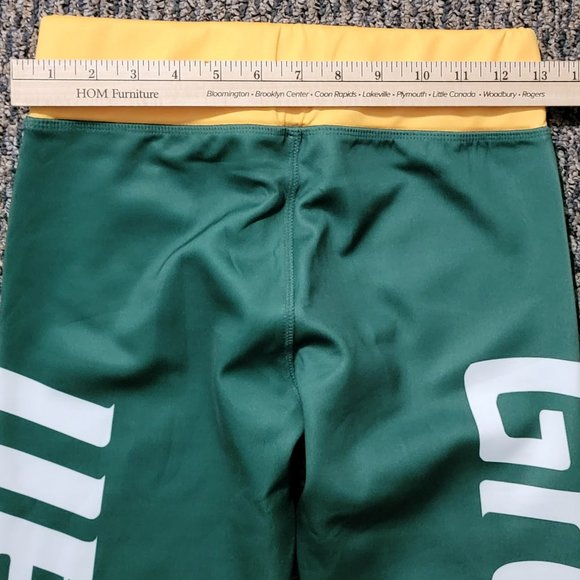 NWOT Women's Green Bay Packers Green and Gold Leggings Size Medium - Picture 13 of 14